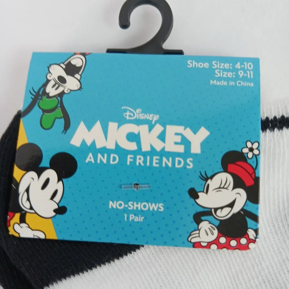 Disney Mickey and Minnie Mouse socks. Size 4-10. New Mikey and Friends socks.